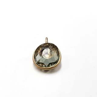 PENDENTIF POMELLATO ARABESQUE PRASIOLITE Or Rose 18Ct