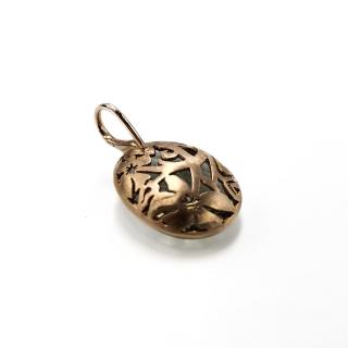 PENDENTIF POMELLATO ARABESQUE PRASIOLITE Or Rose 18Ct