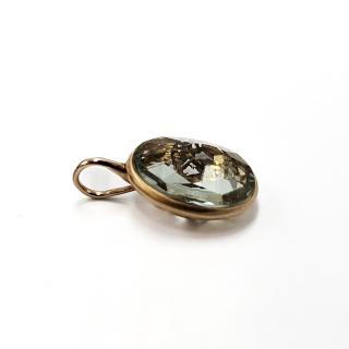 PENDENTIF POMELLATO ARABESQUE PRASIOLITE Or Rose 18Ct