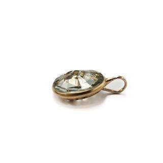 PENDENTIF POMELLATO ARABESQUE PRASIOLITE Or Rose 18Ct