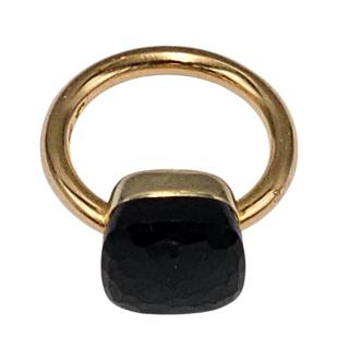 Pomellato Bague Nudo Maxi Or Rose et Topaze Blue London