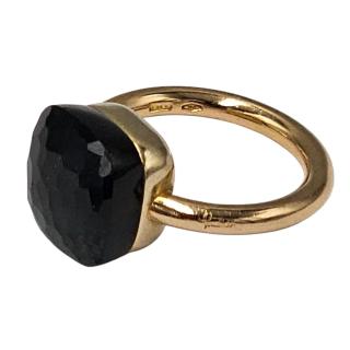 Pomellato Bague Nudo Maxi Or Rose et Topaze Blue London