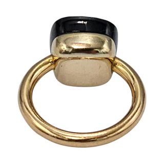 Pomellato Bague Nudo Maxi Or Rose et Topaze Blue London