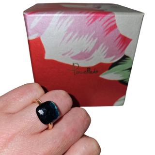 Pomellato Bague Nudo Maxi Or Rose et Topaze Blue London