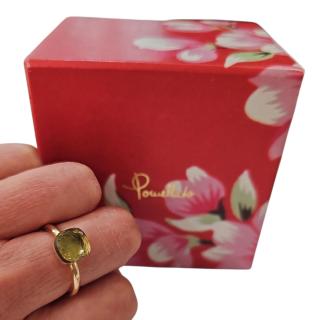 Pomellato Bague Nudo Classic Or Rose et Quartz Citron