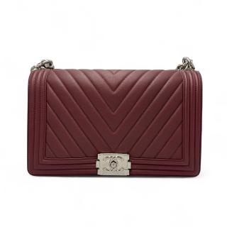 Chanel Boy 25V Bordeaux