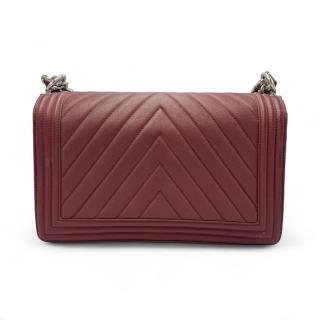 Chanel Boy 25V Bordeaux