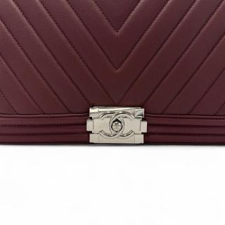 Chanel Boy 25V Bordeaux
