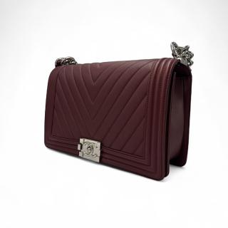 Chanel Boy 25V Bordeaux