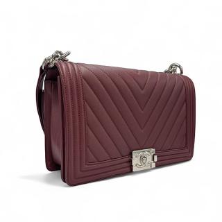 Chanel Boy 25V Bordeaux