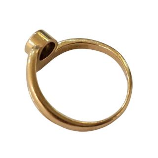 Bague Or Jaune 18 Ct et Topaze