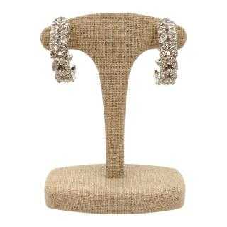 Boucles d'Oreilles Or 14 Ct & Diamants