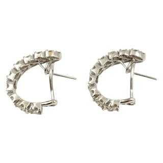 Boucles d'Oreilles Or 14 Ct & Diamants