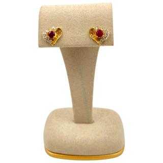Boucles d'Oreilles Or Jaune 18 Ct