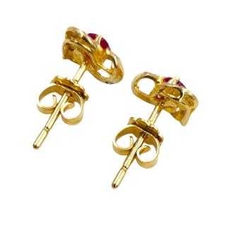 Boucles d'Oreilles Or Jaune 18 Ct