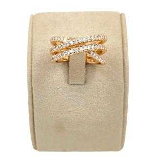 Bague Or Rose 18 Ct & Diamants