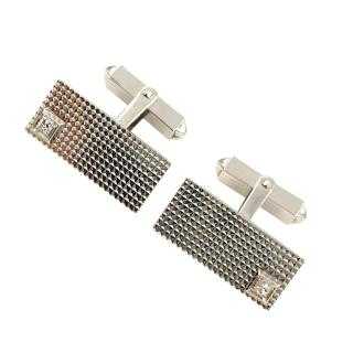 Boutons de Manchettes Or 18 Ct & Diamants