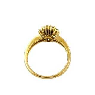 Bague Or 18 Ct Diamants&Saphir