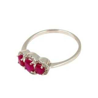 Bague Or 18 Ct Diamants&Rubis