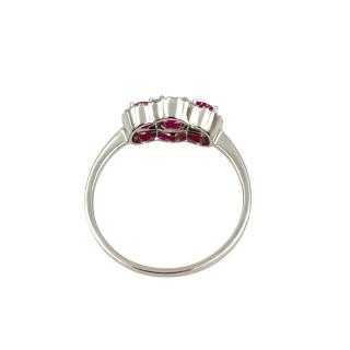 Bague Or 18 Ct Diamants&Rubis
