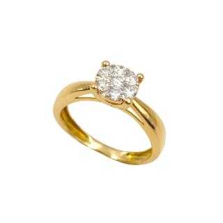 Bague Or 18 Ct & Diamants