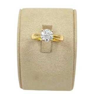 Bague Or 18 Ct & Diamants