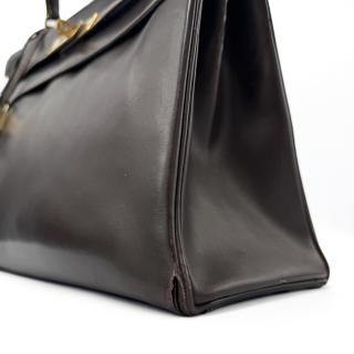 Sac Hermes Kelly 32 Vintage Marron
