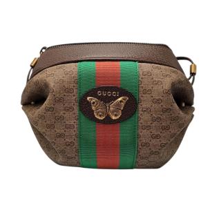 Sac Bandoulière Gucci Brown GG Suprême Mini Butterfly