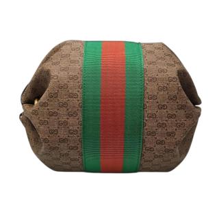 Sac Bandoulière Gucci Brown GG Suprême Mini Butterfly