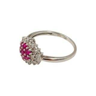 Bague Or 18 Ct Diamants&Rubis