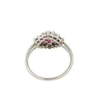 Bague Or 18 Ct Diamants&Rubis