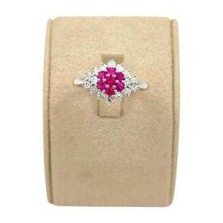 Bague Or 18 Ct Diamants&Rubis