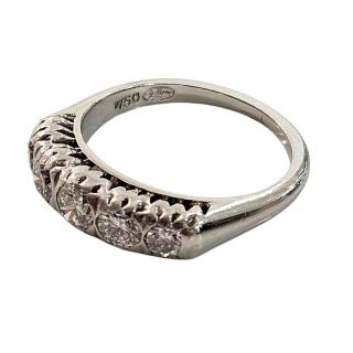 Bague Diamants et Or Blanc 18 Ct