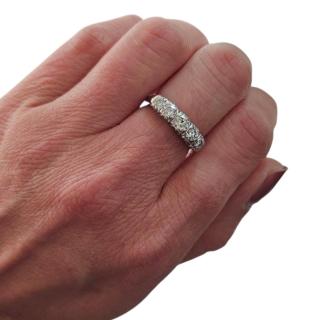 Bague Diamants et Or Blanc 18 Ct