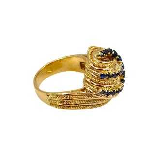 Bague Or Jaune 18 Ct & Tourmaline