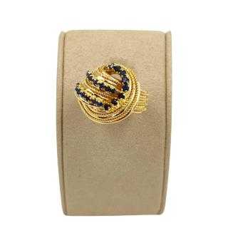 Bague Or Jaune 18 Ct & Tourmaline