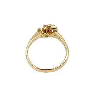 Bague Or 18 Ct Diamants&Tourmaline