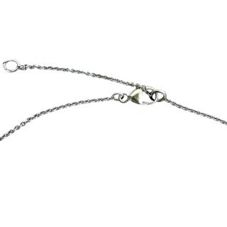 Collier Coeur Diamants & Or Blanc 18Ct