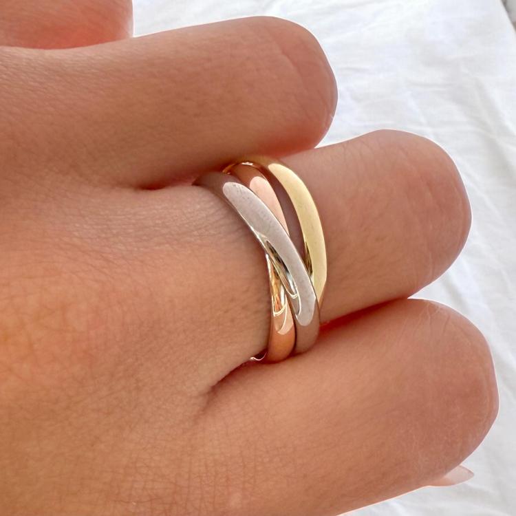 Bague 3 Or 18Ct