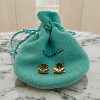 Boucles D'Oreilles Tiffany & Co Or 18Ct et Diamants