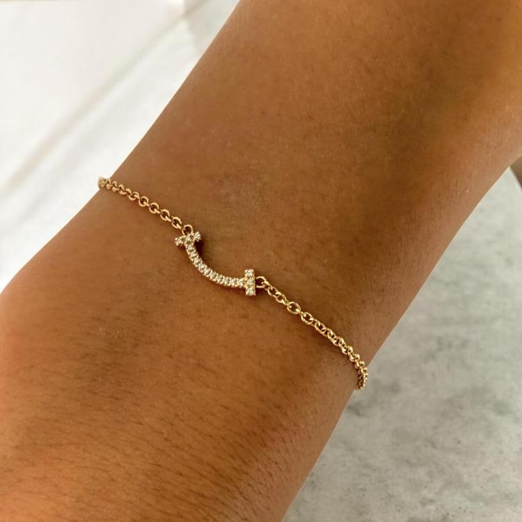 Bracelet Tiffany & Co Or 18Ct et Diamants