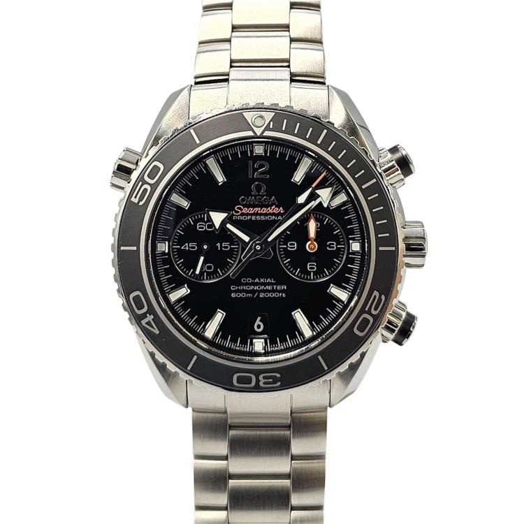 Omega Seamaster Planet Ocean Chronograph Black Dial
