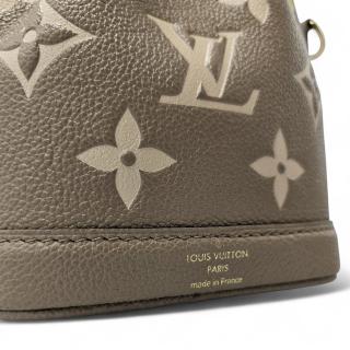 Louis Vuitton Nano Noé Empreinte Beige