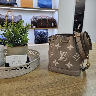 Louis Vuitton Nano Noé Empreinte Beige