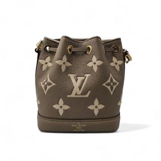 Louis Vuitton Nano Noé Empreinte Beige