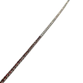 Collier Rivière de Diamant Or 18 Ct Bicolore Maison Van Assche