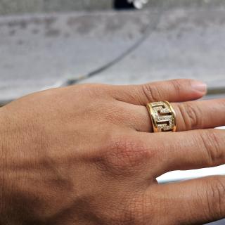 BAGUE GIANNI VERSACE Or 18 CT