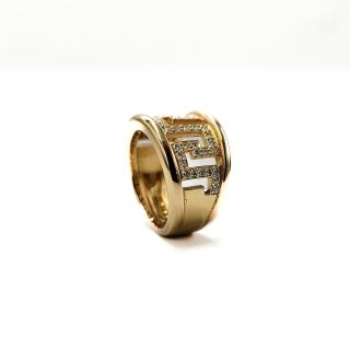 BAGUE GIANNI VERSACE Or 18 CT