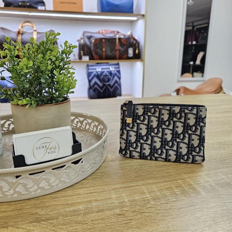 Mini Pochette Dior Monogram Bleu