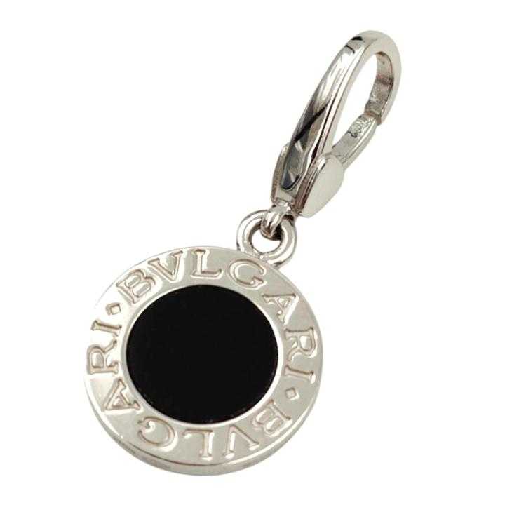 Pendentif Bulgari Or Blanc 18 Ct